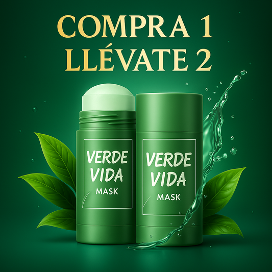 VerdeVida™ I Mascarilla Rejuvenecedora de Té Verde