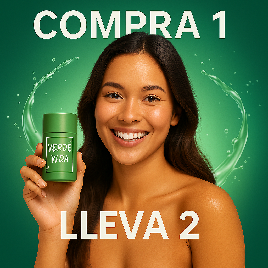 VerdeVida™ I Mascarilla Rejuvenecedora de Té Verde